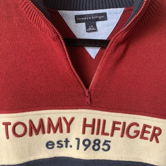 🇲🇨 Tommy Hilfiger Quarter Zip Sweater - Picture 4 of 5